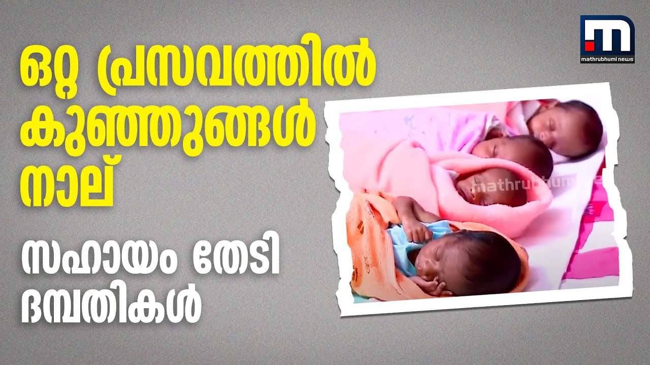 കാത്തിരിപ്പിനൊടുവില്‍ നാലു പൊന്നോമനകള്‍, സഹായം തേടി ദമ്പതികള്‍