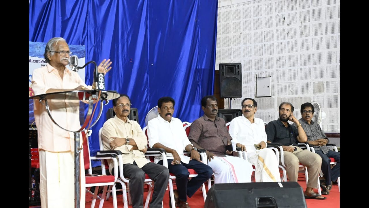 എം.എസ്. ബാബുരാജിനെ സംഗീത ചക്രവർത്തിയായി വളർത്തിയതിൽ ഭാസ്കരൻ മാഷുടെ പങ്ക് വലുതെന്ന് ശ്രീകുമാരൻ തമ്പി