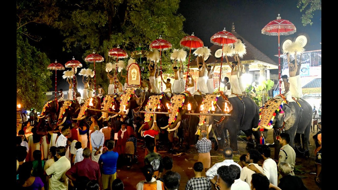 ശ്രീകുരുംബക്കാവിലേക്ക് ഒഴുകിയെത്തിയ പതിനായിരങ്ങളിൽ ആവേശവും ആഹ്ലാദവും നിറച്ച് പകിട്ടിലും മേളപ്പെരുമയിലും രണ്ടാം താലപ്പൊലി