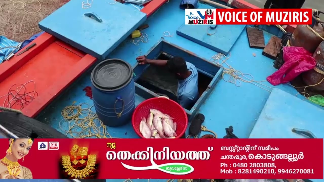 ട്രോളിംഗ് നിരോധന കാലത്ത് നിയമവിരുദ്ധമായി മത്സ്യബന്ധനം നടത്തിയ ഫൈബർ മത്സ്യബന്ധന വള്ളം ഫിഷറീസ് മറൈൻ എൻഫോഴ്സ്മെന്റ് സംഘം പിടികൂടി.