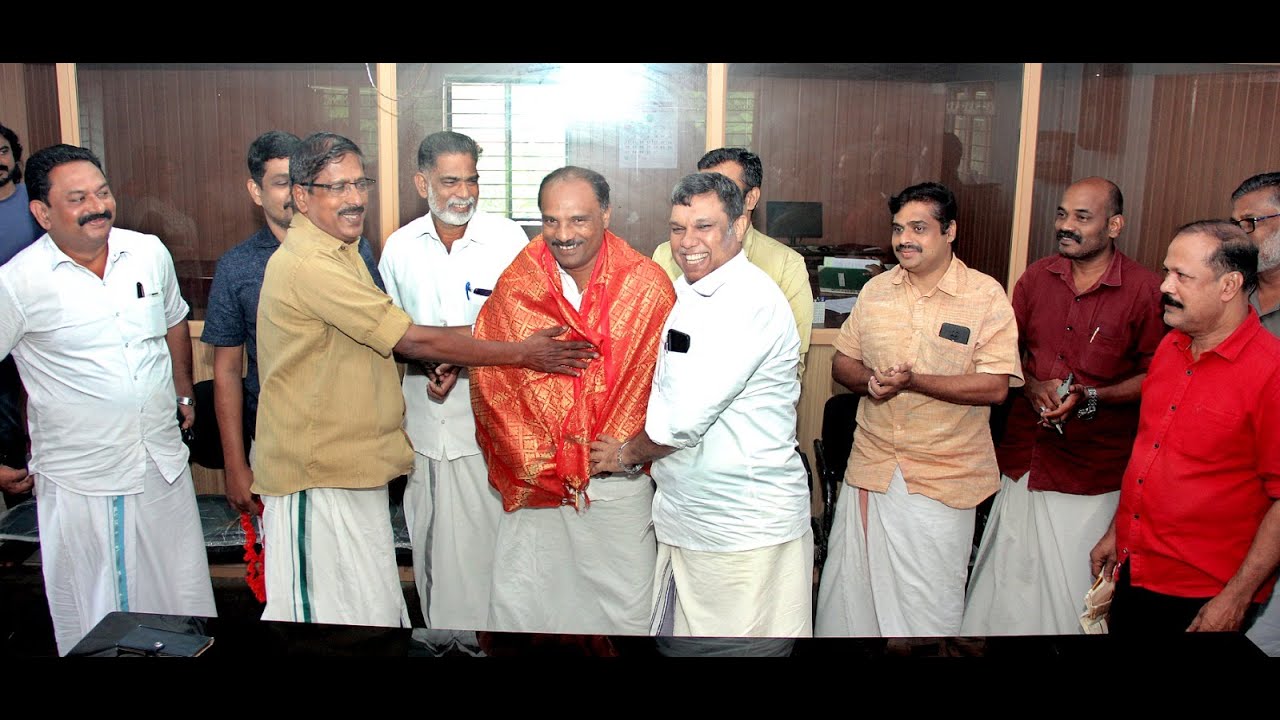 എം എസ് വിനയകുമാർ മേത്തല സർവീസ് ബാങ്ക് വൈസ് പ്രസിഡന്റായി ചുമതലയേറ്റു