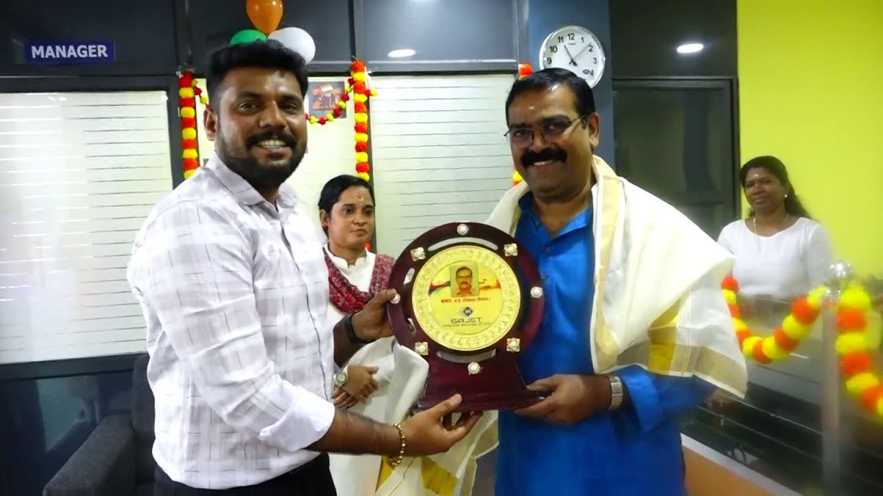 കാർഗിൽ വിജയ് ദിവസിൽ gajet ഫിനാൻസ് പ്രൈവറ്റ് ലിമിറ്റഡ് കൊടുങ്ങല്ലൂർ ബ്രാഞ്ചിൽ വിമുക്ത സൈനിക ഓഫീസർമാരെ ആദരിച്ചു