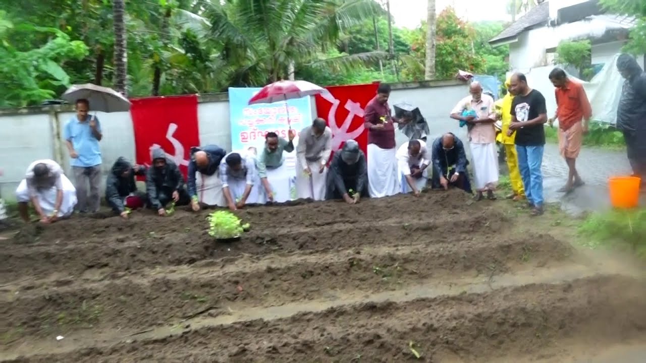 സിപിഎം ശ്രീനാരായണപുരം ലോക്കൽ കമ്മറ്റിയുടെ ആഭിമുഖ്യത്തിലുള്ള സംയോജിത പച്ചകറികൃഷിക്ക് തുടക്കമായി.