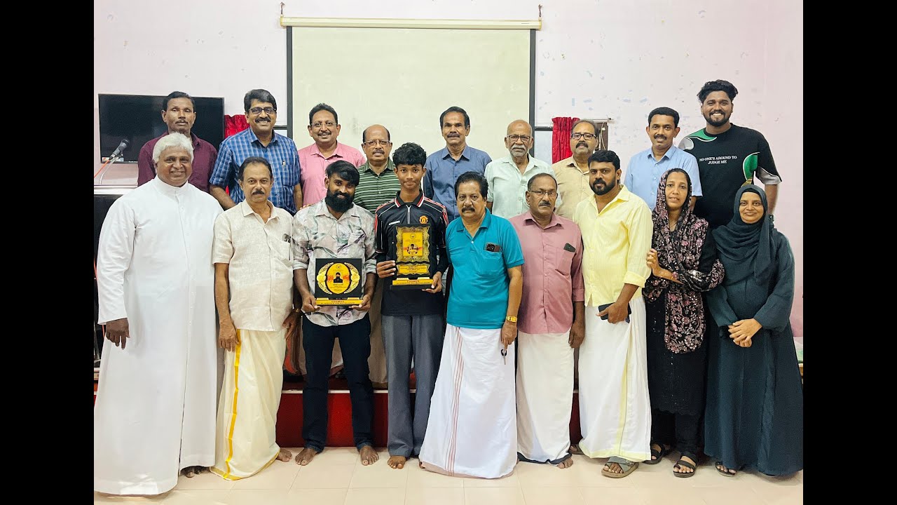 സംസ്ഥാന സ്കൂൾ അത്ലറ്റിക് മേള ചാമ്പ്യൻ മുഹമ്മദ് നാഫിന് സ്വീകരണം നൽകി