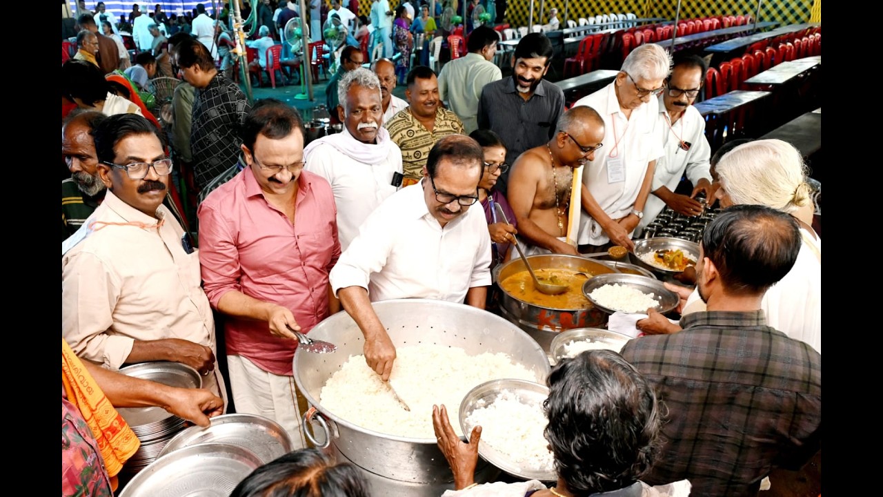 അന്നദാന മഹായജ്ഞത്തിന് തുടക്കമായി