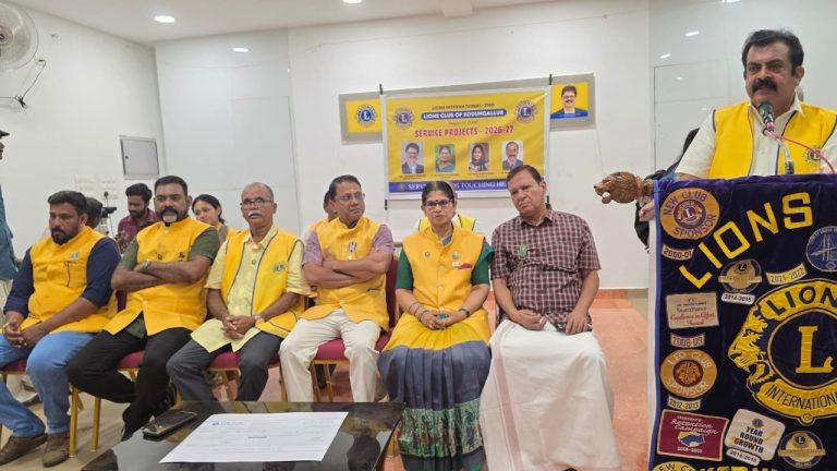 കൊടുങ്ങല്ലൂർ ലയൺസ് ക്ലബ്ബ് ഒരു ദിവസം 5 ജീവകാരുണ്യ പ്രവർത്തനങ്ങൾ നടത്തി