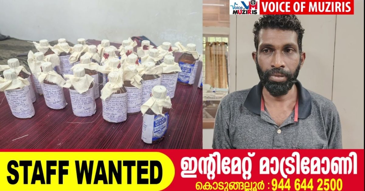 29 കുപ്പി ഗോവൻ നിർമ്മിത മദ്യവുമായി യുവാവ് പിടിയിൽ