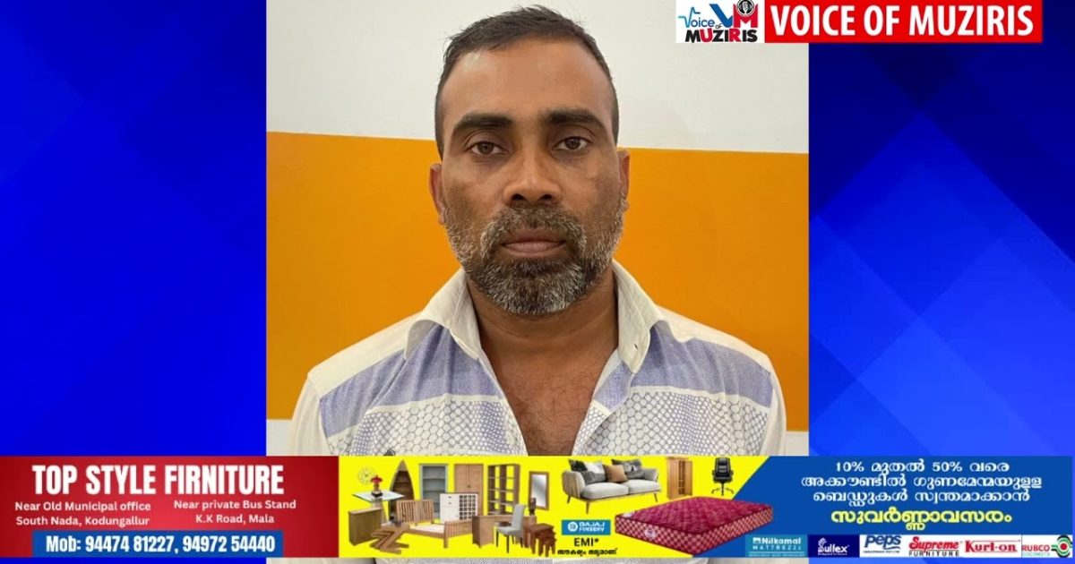 42 മോഷണക്കേസുകളിലെ പ്രതി മോഷണശ്രമത്തിനിടെ പിടിയിൽ