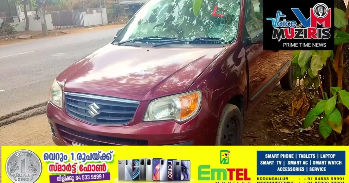 കാറിടിച്ച് ലോട്ടറി വിൽപ്പനക്കാരന് ഗുരുതര പരിക്ക്