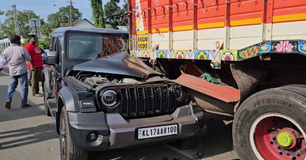 കയ്‌പമംഗലത്ത് ദേശീയപാതയിൽ വീണ്ടും അപകടം.
