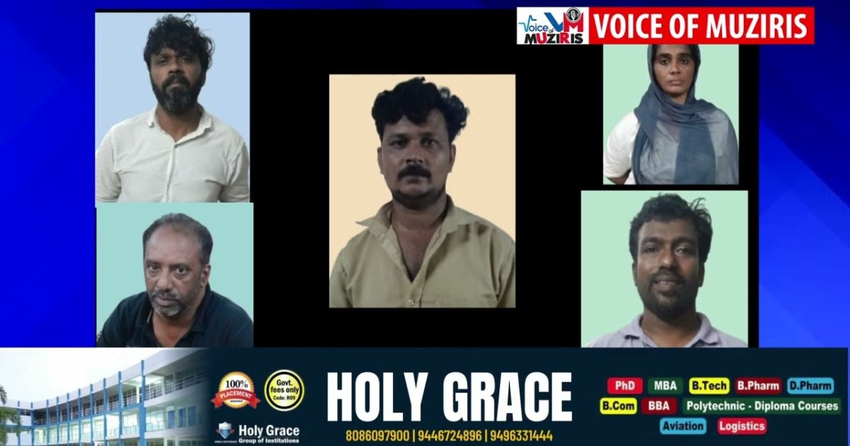 കാർ കവർച്ച ചെയ്ത കേസിൽ ദമ്പതികളടക്കം അഞ്ച് പേരെ അറസ്റ്റ് ചെയ്തു.