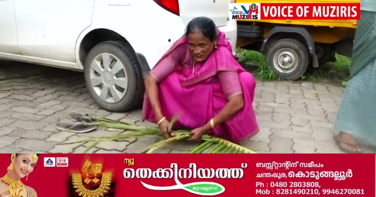 കേരള കർഷകസംഘം മേത്തല വില്ലേജ് സമ്മേളനത്തിൻ്റെ ഭാഗമായി ഓലമെടയൽ മത്സരം നടത്തി.