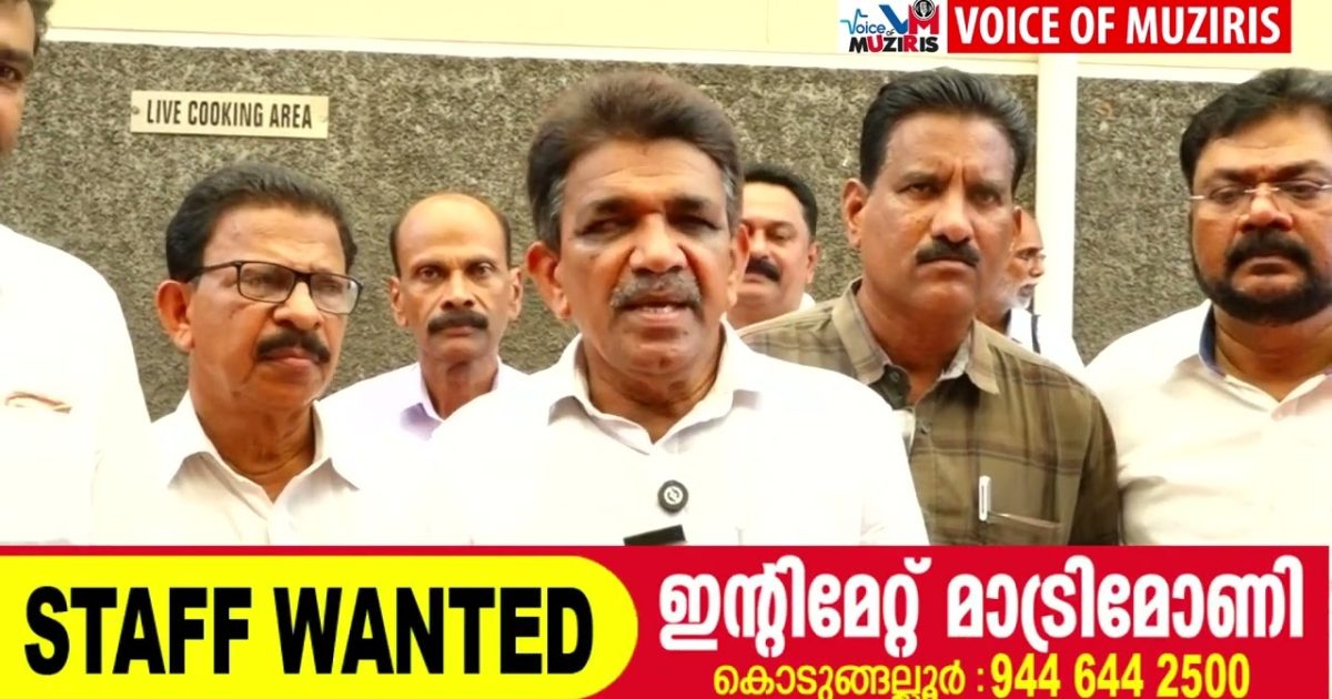 കൊടുങ്ങല്ലൂര്‍ നിയോജക മണ്ഡലത്തിൽ ബിജെപി,കോണ്‍ഗ്രസ് ഡീല്‍ ആരോപണവുമായി എല്‍ഡിഎഫ്