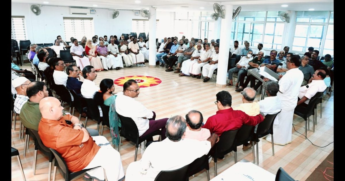 ഗൃഹാതുര സ്മരണകളുണർത്തി എം ഇ എസ് കൊടുങ്ങല്ലൂർ താലൂക്ക് കമ്മറ്റി ഓണം സൗഹൃദ സദസ്സ്.