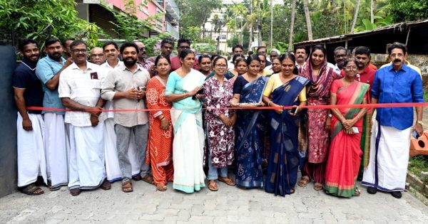 ചന്തപ്പുര ഉഴുവത്തുകടവ് റോഡിന്റെയും,കാനയുടേയും ഉദ്ഘാടനം നടന്നു