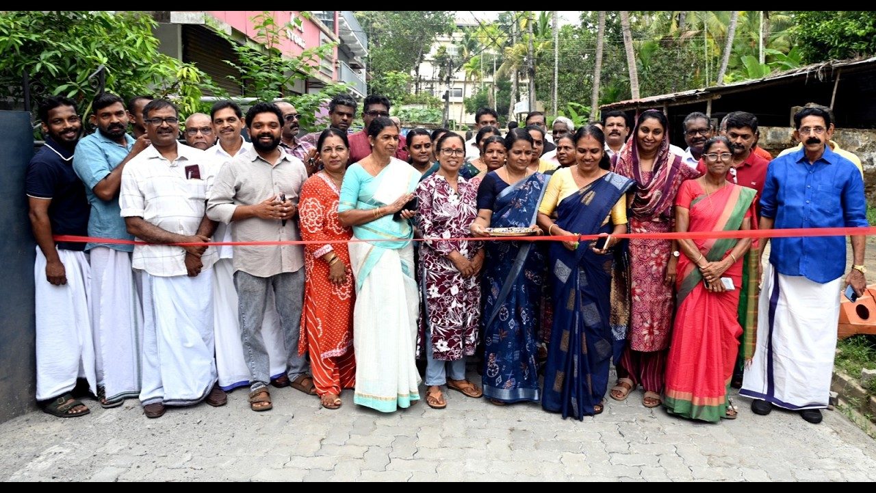 ചന്തപ്പുര ഉഴുവത്തുകടവ് റോഡിന്റെയും,കാനയുടേയും ഉദ്ഘാടനം നടന്നു
