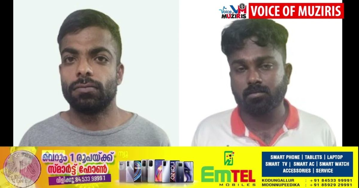 ചെന്ത്രാപ്പിന്നിയിൽ തുണികടയിലേക്ക് അതിക്രമിച്ചു കയറി കടയുടമയേയും മകനെയും ആക്രമിച്ച കേസിൽ രണ്ട് പേരെ പോലീസ് അറസ്റ്റ് ചെയ്തു