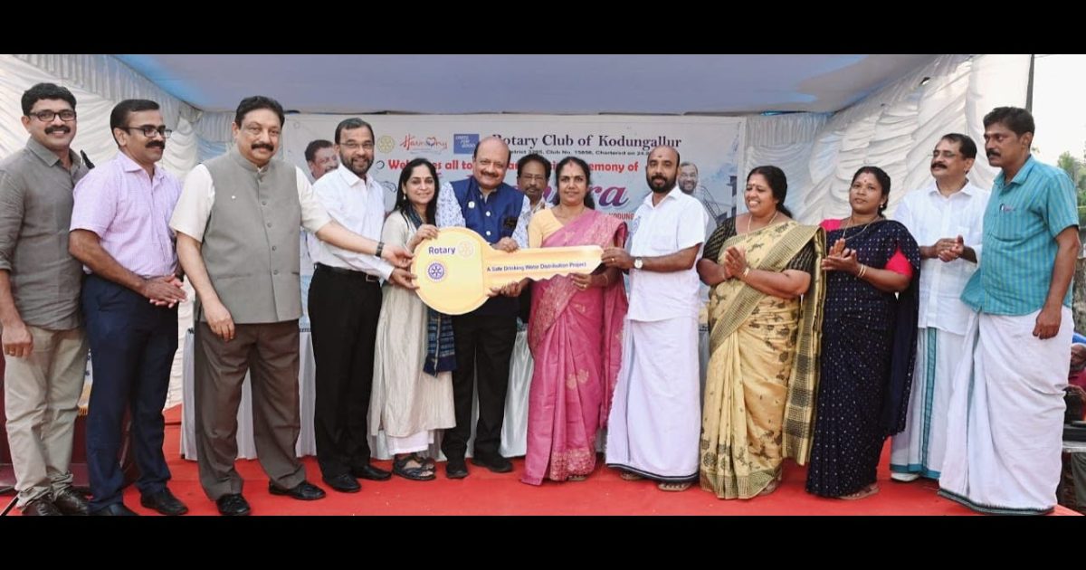 ജലധാര കുടിവെള്ള പദ്ധതി ജനങ്ങൾക്ക് സമർപ്പിച്ചു