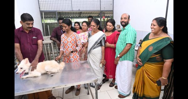 നാലാം ഘട്ട പേവിഷ പ്രതിരോധ കുത്തിവെപ്പ് യജ്ഞത്തിന് കൊടുങ്ങല്ലൂർ നഗരസഭയിൽ തുടക്കമായി.