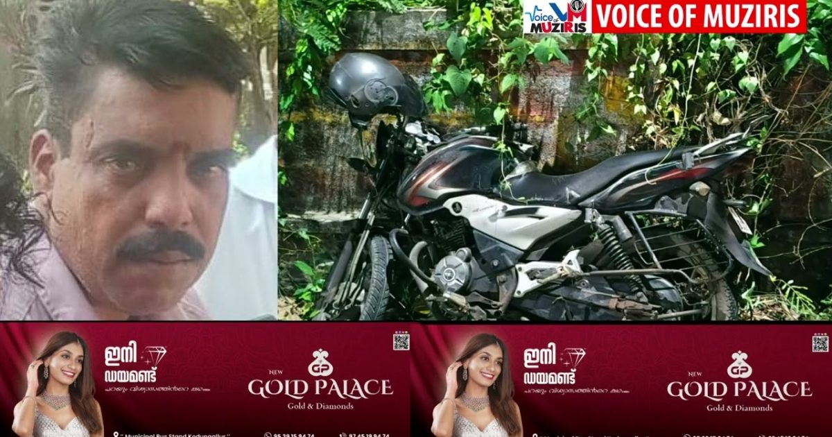 നിയന്ത്രണം വിട്ട ബൈക്ക് ഇലക്ട്രിക്ക് പോസ്റ്റിലിടിച്ച് ബൈക്ക് യാത്രികൻ മരിച്ചു