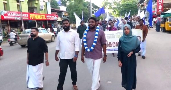 ഫ്രറ്റേണിറ്റി സമര ജാഥക്ക് കൊടുങ്ങല്ലൂരിൽ സ്വീകരണം നൽകി