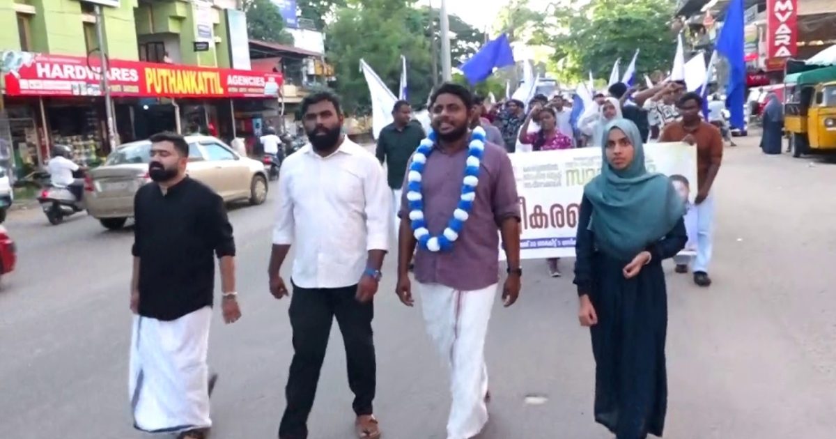 ഫ്രറ്റേണിറ്റി സമര ജാഥക്ക് കൊടുങ്ങല്ലൂരിൽ സ്വീകരണം നൽകി