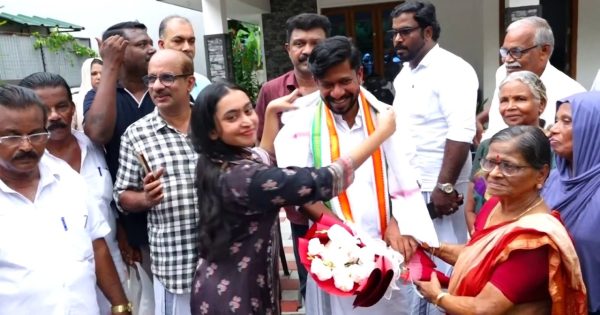 വി ഡി സതീശൻ മന്ത്രി സഭയിലെ ഏറ്റവും പ്രായ കുറഞ്ഞ മന്ത്രി കൊടുങ്ങല്ലൂർ നിയോജക മണ്ഡലത്തിലെ നിയുക്ത എം.എൽ.എ അഡ്വ ഒ.ജെ. ജനീഷ്