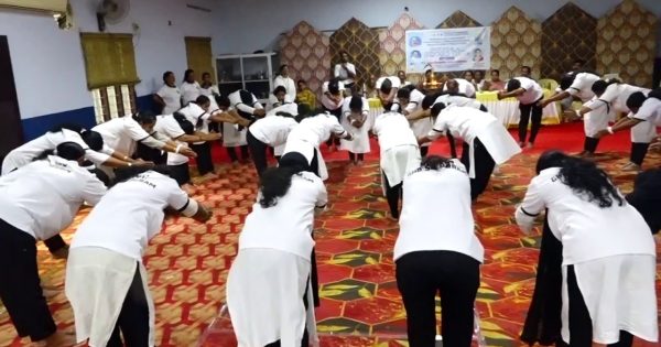 ശ്രീനാരായണപുരം ഗ്രാമപഞ്ചായത്തിന്റെയും ഗവ. മാതൃക ഹോമിയോ ഡിസ്പെൻസറിയുടെയും ആഭിമുഖ്യത്തിൽ യോഗ ദിനാചരണം സംഘടിപ്പിച്ചു