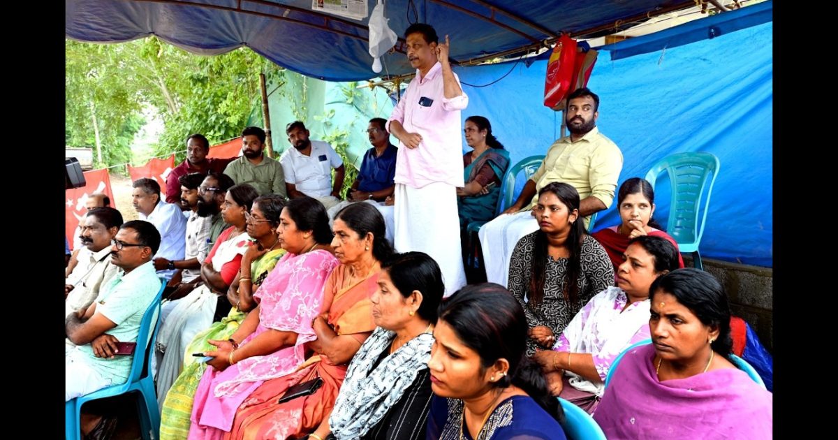 LDF സമരത്തെ അപകീർത്തിപെടുത്തുന്നതിന് ബിജെപി നടത്തുന്ന ശ്രമം നാടിനോടും ജനങ്ങളോടും ഉള്ള വെല്ലുവിളിയും വഞ്ചനയുമെന്ന് ഇടതുപക്ഷം